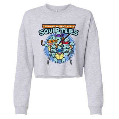 Teenage Mutant Squirtles Cropped Pullover Crew