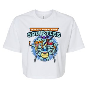 Teenage Mutant Squirtles Bella+Canvas Jersey Crop Tee