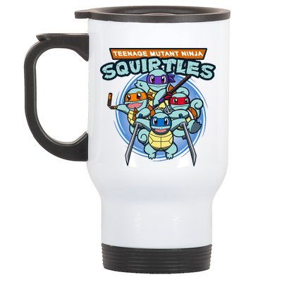 Teenage Mutant Squirtles Stainless Steel Travel Mug