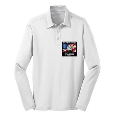 The Metric System CanT Measure Freedom Silk Touch Performance Long Sleeve Polo