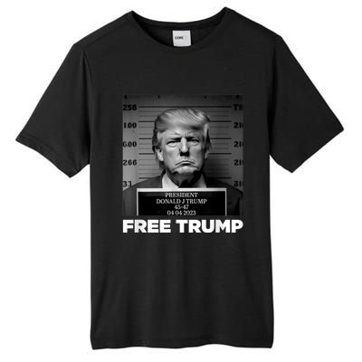 Trump Mugshot 2024 President Legend Trump never surrender Tall Fusion ChromaSoft Performance T-Shirt