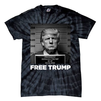 Trump Mugshot 2024 President Legend Trump never surrender Tie-Dye T-Shirt