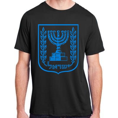 Temple Menorah Sevenbranched Candelabrum Judaism Israel Adult ChromaSoft Performance T-Shirt