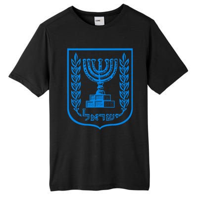 Temple Menorah Sevenbranched Candelabrum Judaism Israel Tall Fusion ChromaSoft Performance T-Shirt