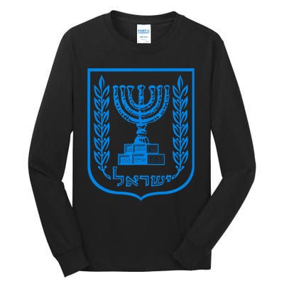 Temple Menorah Sevenbranched Candelabrum Judaism Israel Tall Long Sleeve T-Shirt