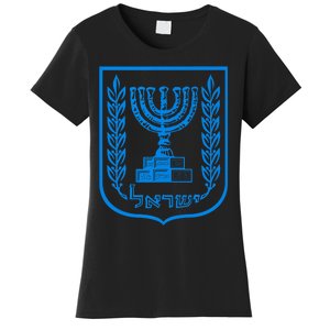 Temple Menorah Sevenbranched Candelabrum Judaism Israel Women's T-Shirt