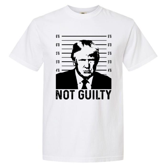 Trump Mug Shot, Trump Not Guilty Pro Trump Supporter Garment-Dyed Heavyweight T-Shirt