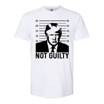 Trump Mug Shot, Trump Not Guilty Pro Trump Supporter Softstyle® CVC T-Shirt