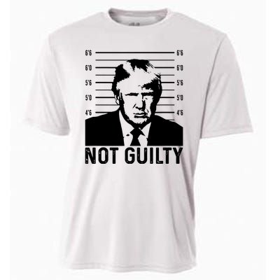 Trump Mug Shot, Trump Not Guilty Pro Trump Supporter Cooling Performance Crew T-Shirt