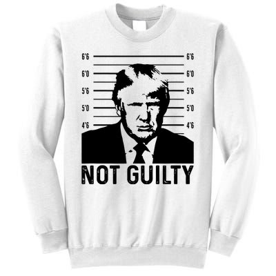 Trump Mug Shot, Trump Not Guilty Pro Trump Supporter Sweatshirt