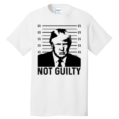 Trump Mug Shot, Trump Not Guilty Pro Trump Supporter Tall T-Shirt