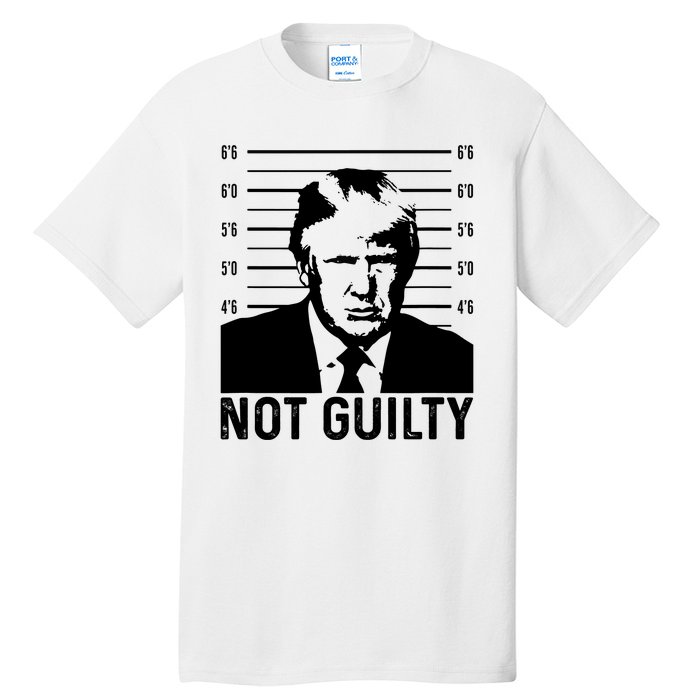 Trump Mug Shot, Trump Not Guilty Pro Trump Supporter Tall T-Shirt