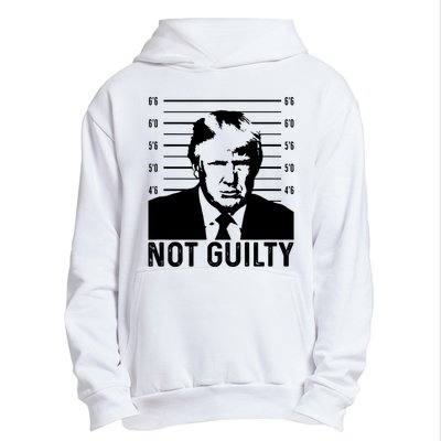 Trump Mug Shot, Trump Not Guilty Pro Trump Supporter Urban Pullover Hoodie