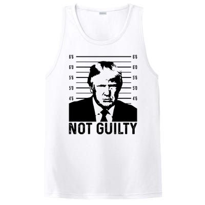 Trump Mug Shot, Trump Not Guilty Pro Trump Supporter PosiCharge Competitor Tank