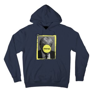 Trump Mug Shot Never Surrender Green Nimrod Trump Day Hoodie