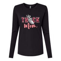 Track Mom Sprinting Marathon Track And Field Runner Womens Cotton Relaxed Long Sleeve T-Shirt