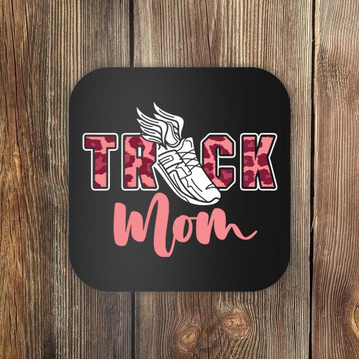 Track Mom Sprinting Marathon Track And Field Runner Coaster