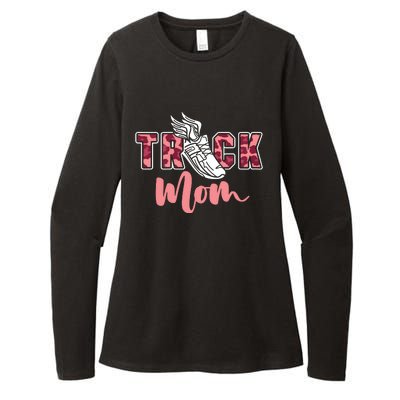 Track Mom Sprinting Marathon Track And Field Runner Womens CVC Long Sleeve Shirt