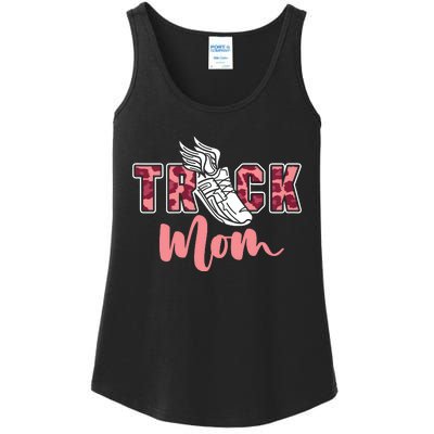 Track Mom Sprinting Marathon Track And Field Runner Ladies Essential Tank