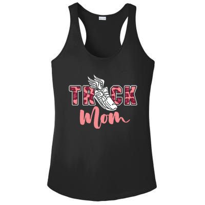 Track Mom Sprinting Marathon Track And Field Runner Ladies PosiCharge Competitor Racerback Tank