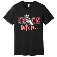 Track Mom Sprinting Marathon Track And Field Runner Premium T-Shirt