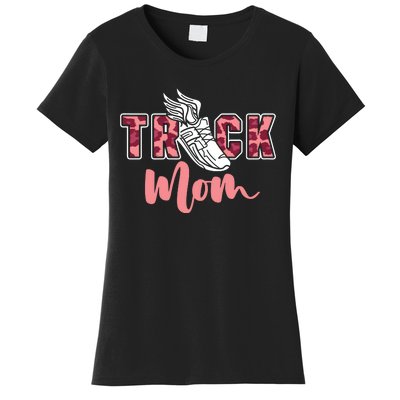 Track Mom Sprinting Marathon Track And Field Runner Women's T-Shirt