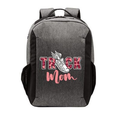 Track Mom Sprinting Marathon Track And Field Runner Vector Backpack