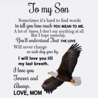 To My Son Eagle Sometimes Its Hard To Find Words Gift From Mom To Son Cooling Performance Crew T-Shirt