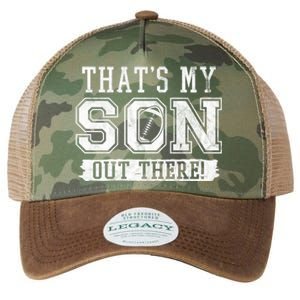 Thats My Son Out There Football Parent Legacy Tie Dye Trucker Hat