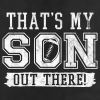 Thats My Son Out There Football Parent Adult Drive Performance Visor