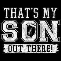 Thats My Son Out There Football Parent Drawstring Bag