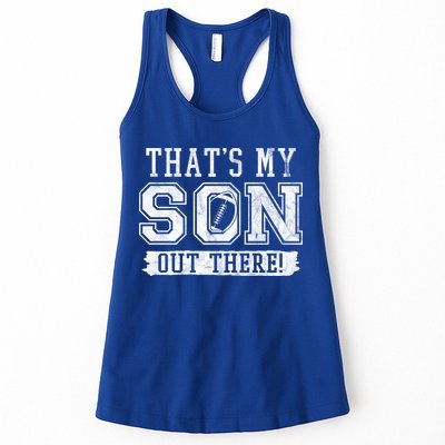 Thats My Son Out There Football Parent Womens Tank Top