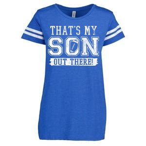 Thats My Son Out There Football Parent Enza Ladies Jersey Football T-Shirt