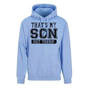 Thats My Son Out There Football Parent Unisex Surf Hoodie