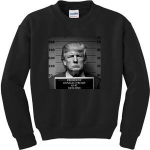 Trump Mug Shot Trump MugShot Kids Sweatshirt