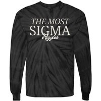 The Most Sigma Rizzler Tie-Dye Long Sleeve Shirt