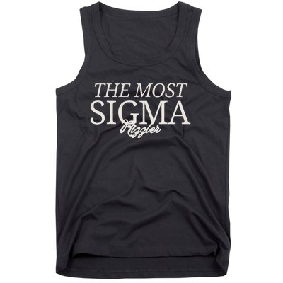 The Most Sigma Rizzler Tank Top