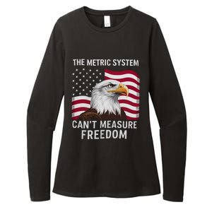 The Metric System CanT Measure Freedom Funny 4th Of July Womens CVC Long Sleeve Shirt