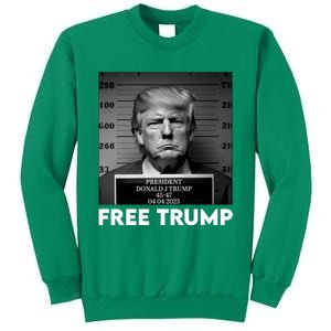 Trump Mug Shot, Trump Not Guilty Pro Trump Supporter Sweatshirt