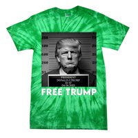 Trump Mug Shot, Trump Not Guilty Pro Trump Supporter Tie-Dye T-Shirt