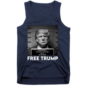 Trump Mug Shot, Trump Not Guilty Pro Trump Supporter Tank Top