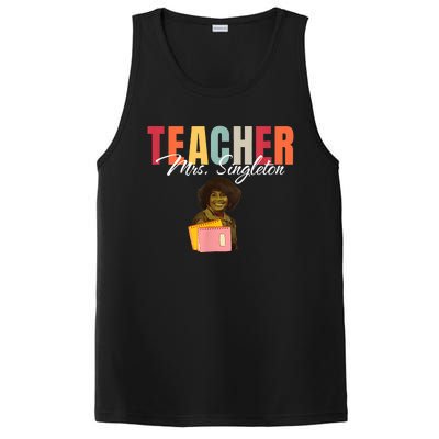 Teacher Mrs. Singleton Loving Mom And Mentor PosiCharge Competitor Tank