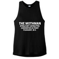 The Mothman Stole My Catalytic Converter In Point Pleasant Ladies PosiCharge Tri-Blend Wicking Tank
