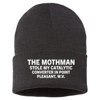 The Mothman Stole My Catalytic Converter In Point Pleasant Sustainable Knit Beanie
