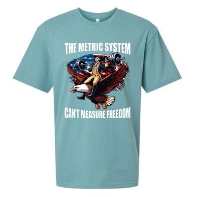 The Metric System Cant Measure Freedom Funny Sueded Cloud Jersey T-Shirt