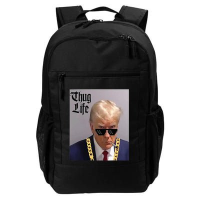 Trump Mug Shot Donald Trump Mug Shot Thug Life Backpack