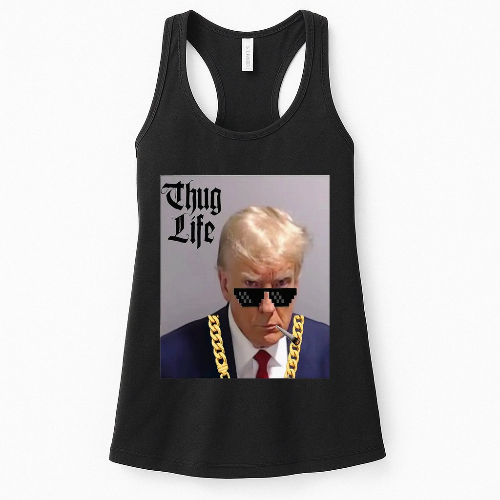 Trump Mug Shot Donald Trump Mug Shot Thug Life Womens Tank Top