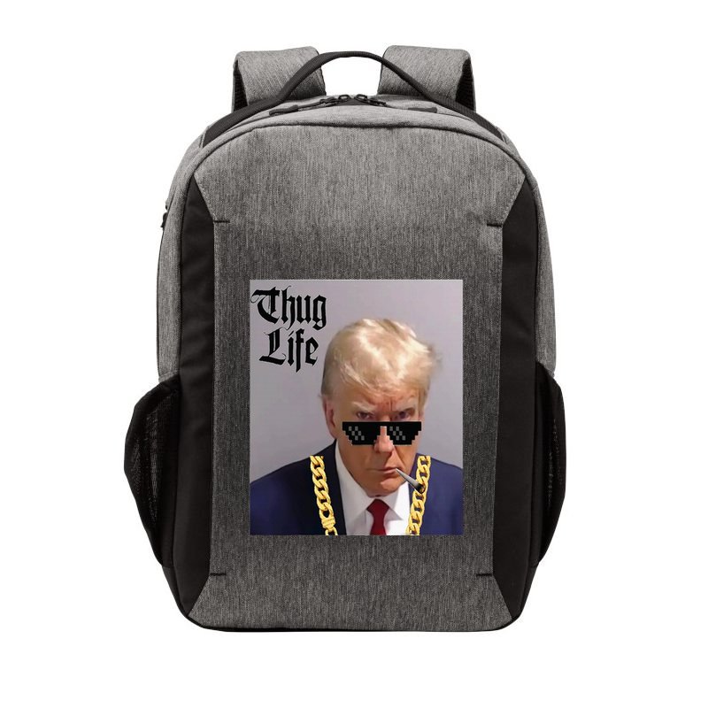 Trump Mug Shot Donald Trump Mug Shot Thug Life Vector Backpack