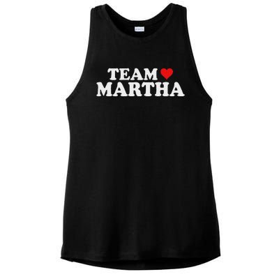 Team Martha Supporter Design Ladies PosiCharge Tri-Blend Wicking Tank