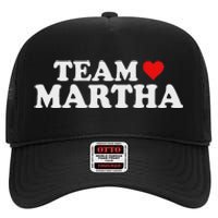 Team Martha Supporter Design High Crown Mesh Back Trucker Hat